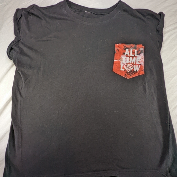 All Time Low Black Graphic Pocket Tee - Picture 3 of 7